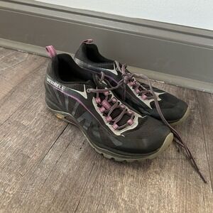 Merrell Siren Edge Hiking Shoes Black LowTop Sneakers Size 10 Women's